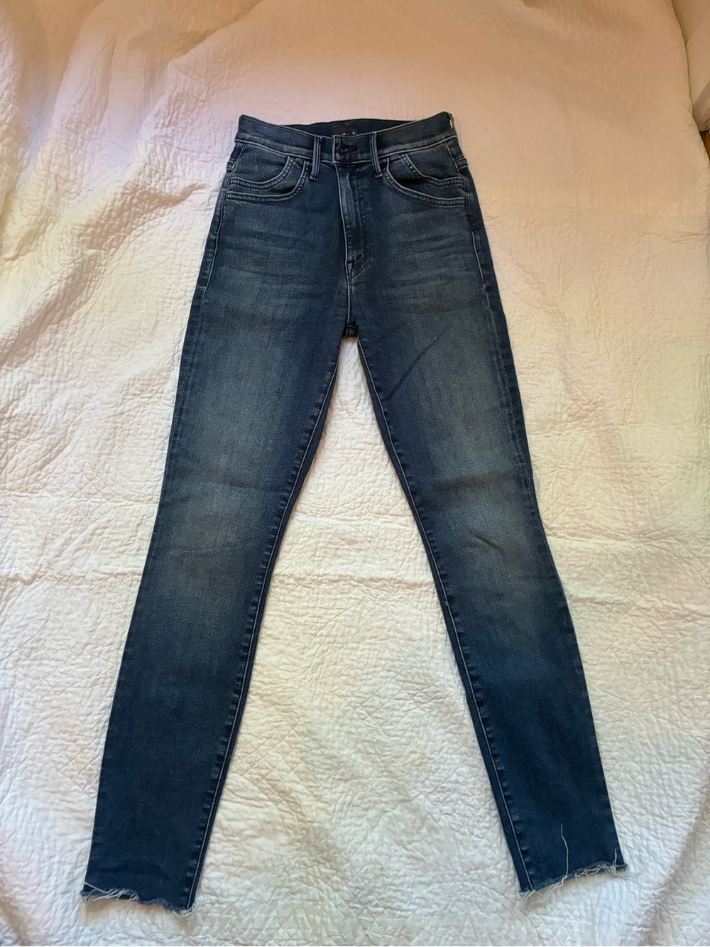 MOTHER Women’s Dark Blue Skinny Jeans